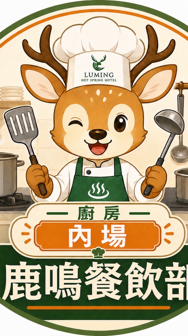 餐飲部內場（交接、客訴）中廚、日廚、烘焙、鹿茶廚