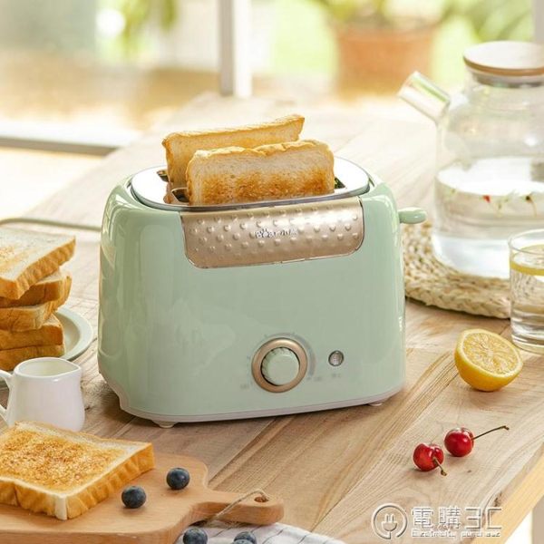 小熊烤面包機家用片多功能早餐機小型多士爐壓加熱全自動土吐司機