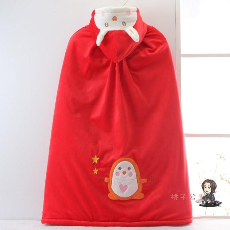 兒童披風斗篷 加厚秋冬季款新生童男女寶寶保暖披肩外出防風T