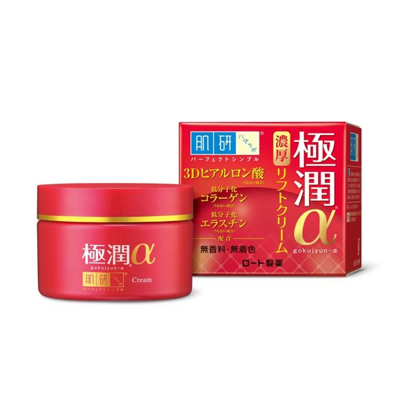 肌研 極潤α 緊緻彈力保濕乳霜 50g