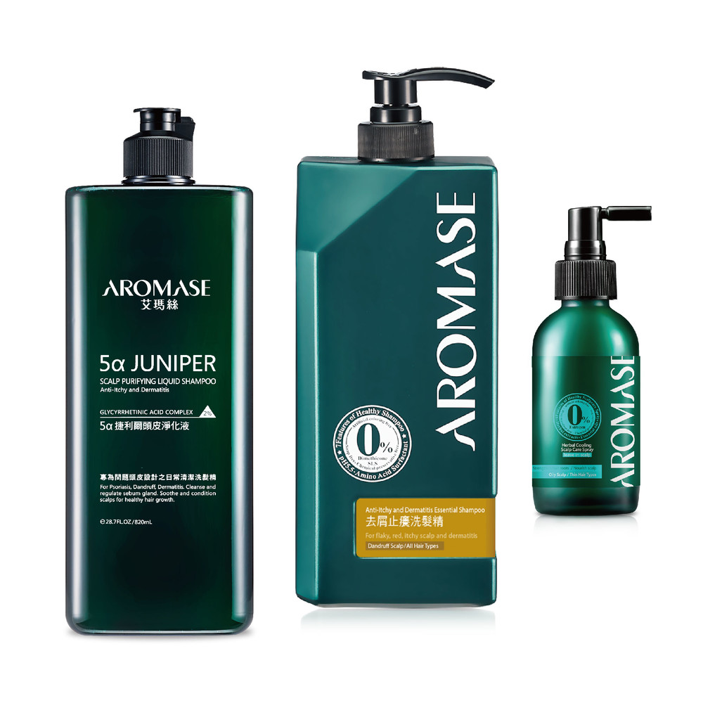 【油癢屑淨化3步驟】去屑淨化大容量洗髮養護組