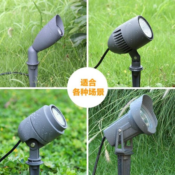 led射樹燈戶外防水景觀庭院室外射燈草地燈 cf