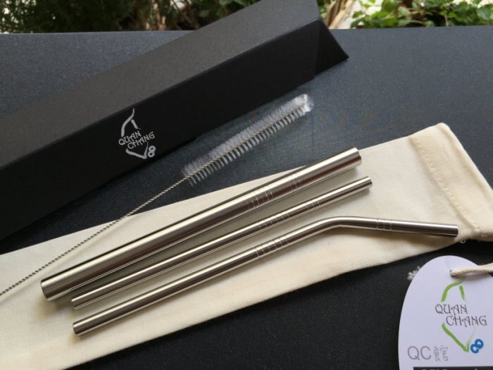 飲用檸檬原汁或是醋、酵素等，建議使用SUS316L的不鏽鋼吸管