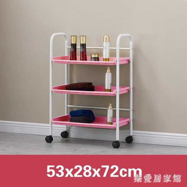 美容美發推車美發鐵藝三層美容院小推車美甲紋身工具車置物架 LN2735【樂愛居家館】