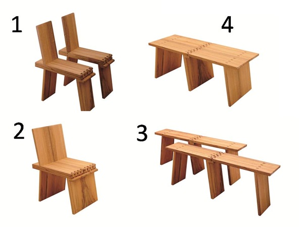 椅子、木椅