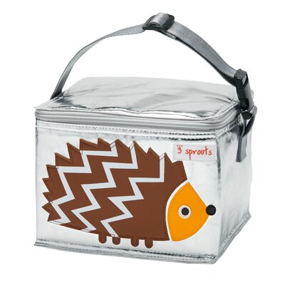 加拿大 3 Sprouts 午餐袋-刺蝟【最佳保溫效果，貼心扣環設計/23 cm寬*17cm高*18cm深】【紫貝殼】