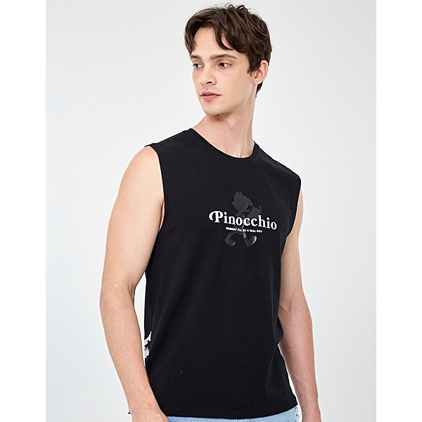 小木偶寬肩背心。