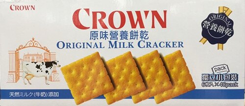 CROWN 原味營養餅乾48包入/共1.2公斤