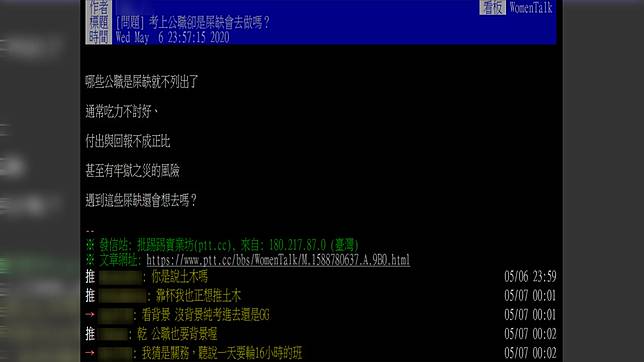 考上公職 屎缺 該不該去 過來人吐心聲 Tvbs Line Today