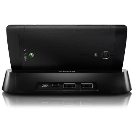 適用手機型號：Sony XPERIA ion LT28i/lLT8h 專用 多媒體基座+充電座 二合一
