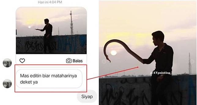 Pria ini minta fotonya diedit dekat matahari, 8 hasilnya bikin ngakak