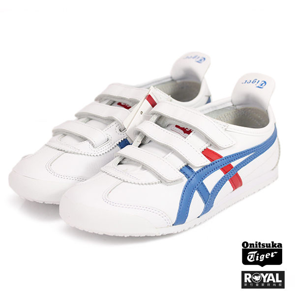 Asics Onitsuka Tiger 新竹皇家 MEXICO 66 白色 皮質 魔鬼氈 休閒鞋 男女款 NO.A9970