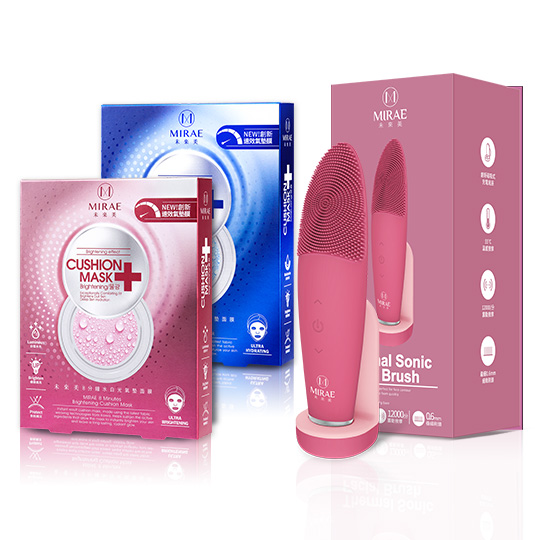 【未來美】8分鐘氣墊面膜➤業界首創 速效氣墊布膜➤4d立體蜂巢，能乘載超多量精華液➤韓國水光級配方，肌膚就像拍過氣墊般水亮➤1敷2拍 從底層透出水光白➤解決乾燥敏感問題【未來美】溫感音波洗臉機旗艦版升