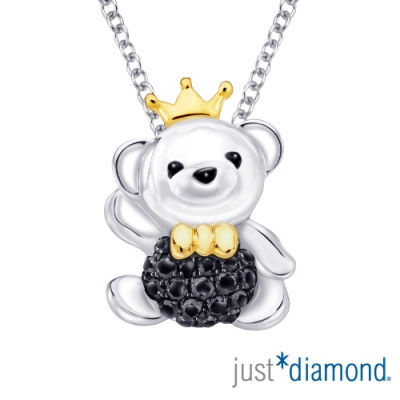 可愛小熊象徵傳遞幸福歡樂風貌生動描繪令人喜愛的樣貌適合彌月、情人贈禮或收藏本商品不含鍊(送手繩一條)