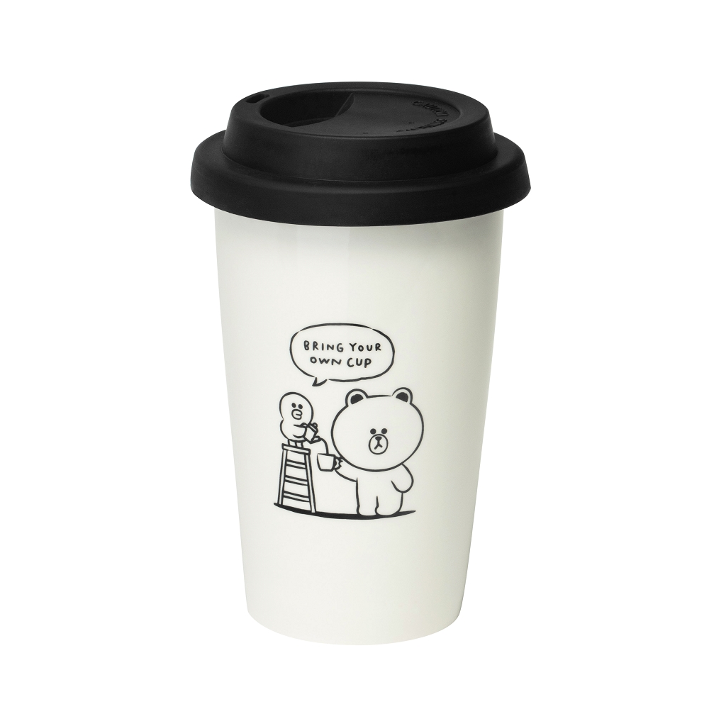 LINE FRIENDS 陶瓷隨行杯（Loves Our Planet系列）