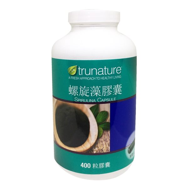 TruNature 螺旋藻膠囊 400粒