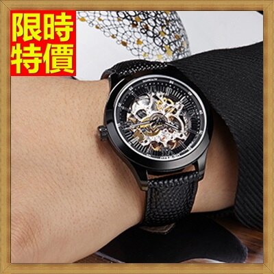 機械錶 手錶-陀飛輪自動時尚鏤空率性精鋼男士腕錶2款66ab6【獨家進口】【米蘭精品】