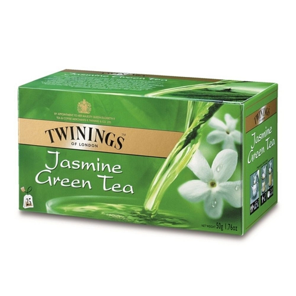 【Twinings唐寧茶】茉莉綠茶(2g*25包)