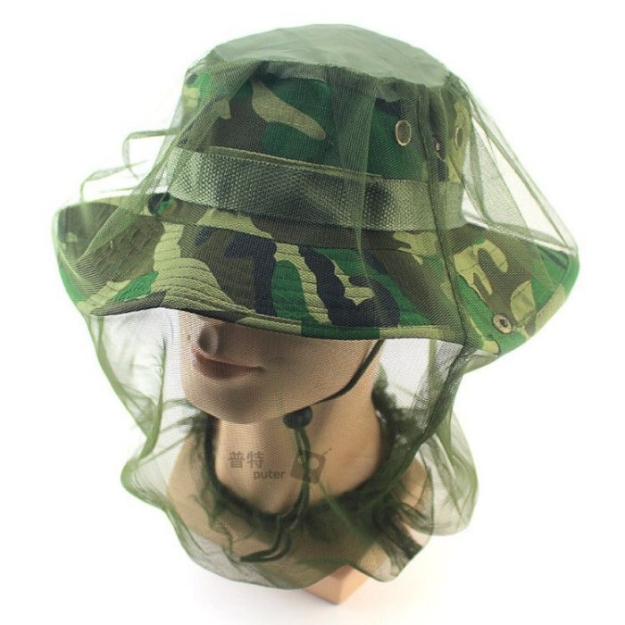 戶外防蚊頭套 防蚊蟲頭罩 防蚊帽蚊帳帽釣魚帽防蟲帽防蜂帽防蚊網紗套頭露營登山旅遊野外不含帽子【OE0420】普特車旅精品