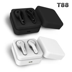 ◎◆支援雙耳接聽通話/音樂播放|◎◆支援IOS電量顯示及SIRI語音助手|◎◆IP67防水運動不受限 ◆支援電報號語音提示品牌:無連線模式:無線耳機型號:T88種類:運動耳機,抗噪耳機,防潑水耳機配戴