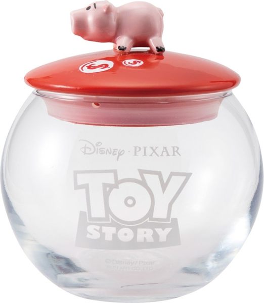 尼德斯Nydus 日本正版 迪士尼 玩具總動員 火腿豬 陶瓷玻璃 可愛造型 收納罐【七月初發售】