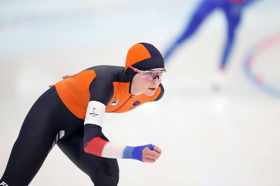 Schouten Claims Gold In Speed Skating Women S 5 000m With Olympic Record Xinhua Line Today