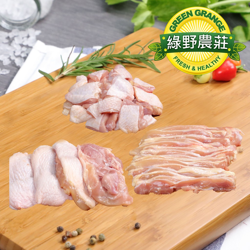 品牌:綠野農莊▼100%國產雞肉，可溯源▼鮮嫩、高品質、無腥味▼產品無藥殘，無施打生長激素▼臺灣第一家政府核准設立的家禽電動屠宰廠▼獲得台灣優良農產品的驗證(CAS) ‧內容物名稱：100% 國產新鮮