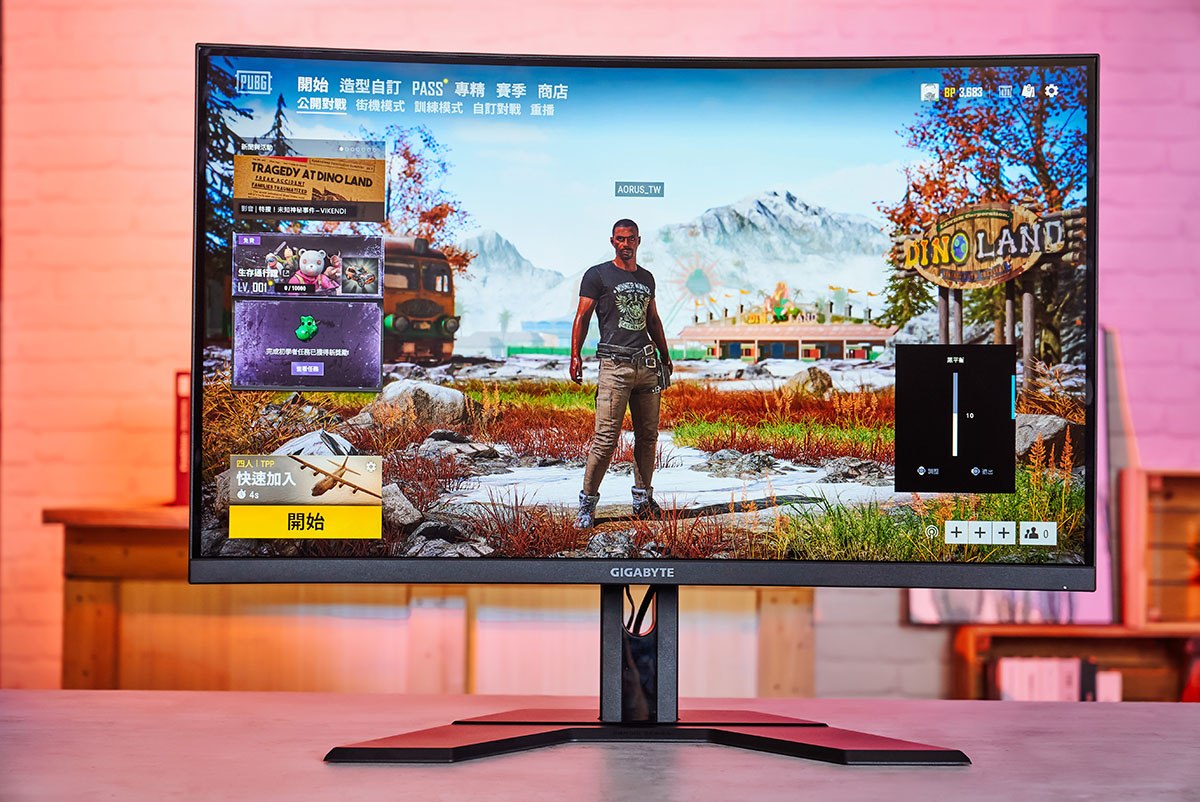 GIGA G32QC 165Hz 極速HDR 電競螢曲面幕，1ms 超快反應，OSD Sidekick 強大操控力