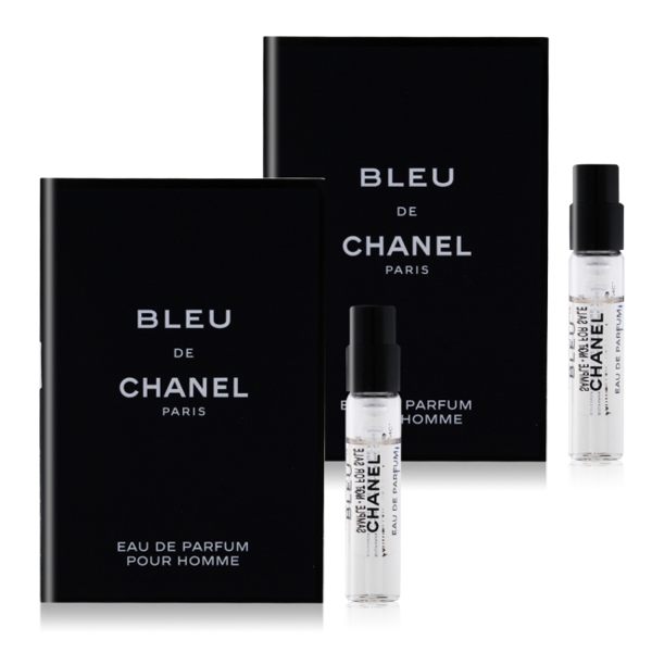 CHANEL 香奈兒 BLEU DE 藍色男性香水(2ml)X2