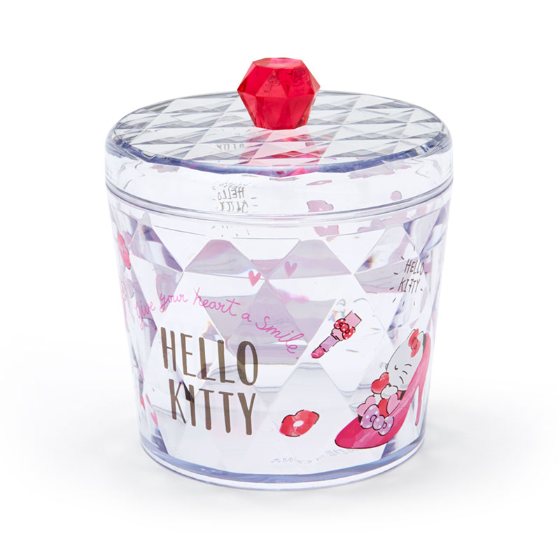 【積文館】小物收納罐 日本進口 凱蒂貓 HelloKitty 置物罐(11*10cm)