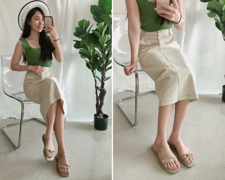 酪梨綠涼鞋 綠色涼鞋穿搭