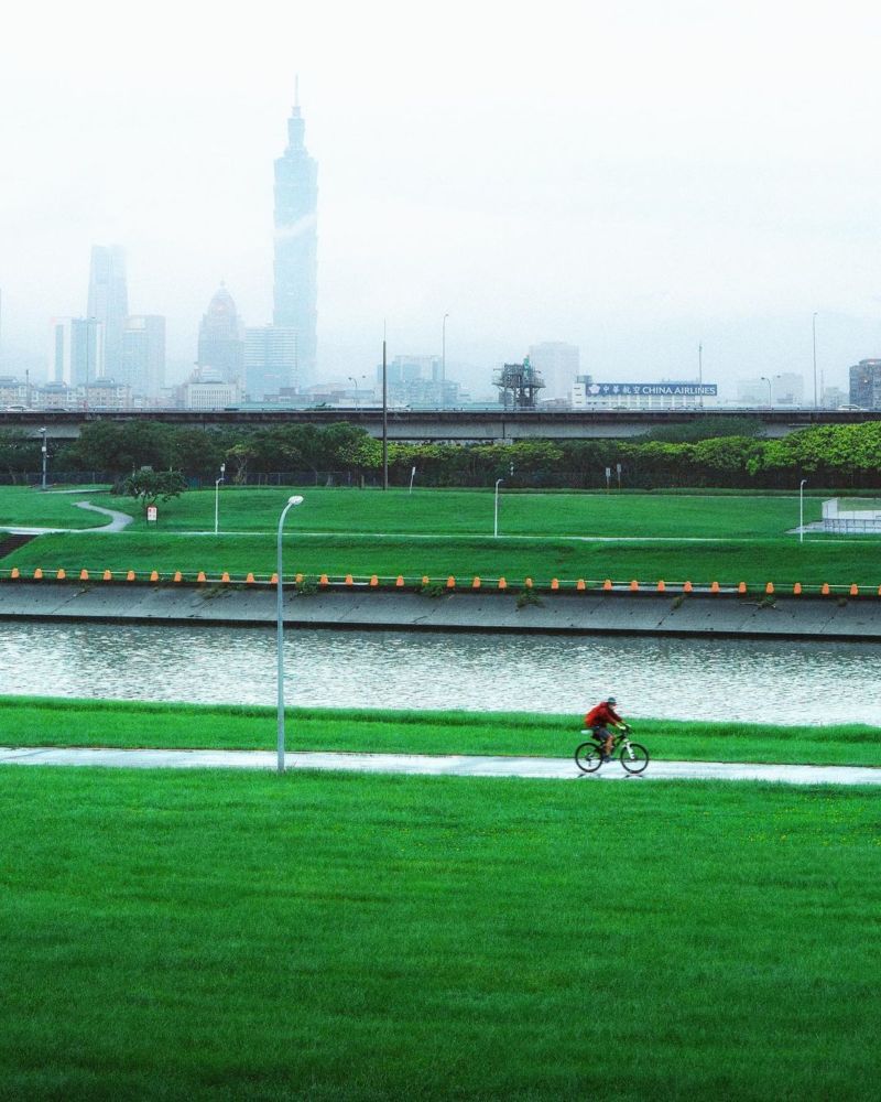【雙北自行車道】基隆河濱自行車道 大佳河濱公園
