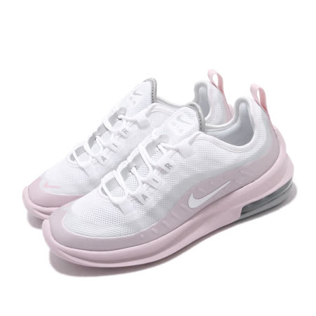 品牌: NIKE型號: AA2168-107品名: Wmns Nike Air Max Axis特點: 氣墊 避震 舒適 球鞋 穿搭 簡約 粉 白版型: 版型偏小, 建議大半號