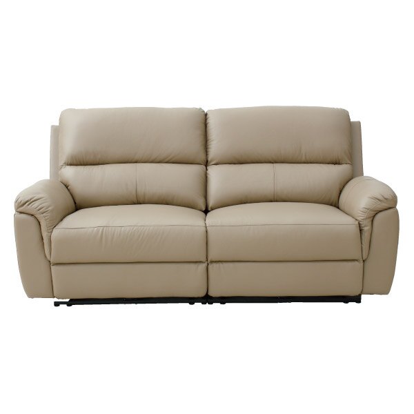 【後躺角度可自由調整】 扶手旁的按鈕可控制椅背傾斜角度， 家中任何成員都能輕輕鬆鬆地自由調整， 傾斜角度最大可達140度。