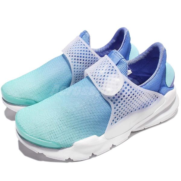 【五折特賣】Nike Wmns Sock Dart BR Breeze 水藍 白 漸層 襪套球鞋 襪子 女鞋 休閒鞋 【PUMP306】 896446-400