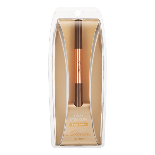 蕾亞娜尼Leanani Premium 4in1 3way 立體完美眉筆-明亮咖