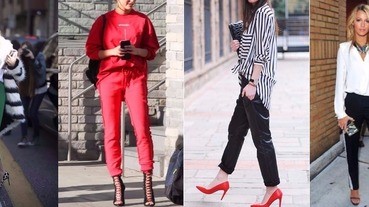 來一條「運動縮口褲」，搭出隨興不隨便的街拍潮人氣勢