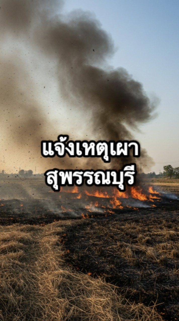 แจ้งเหตุเผา สุพรรณบุรี