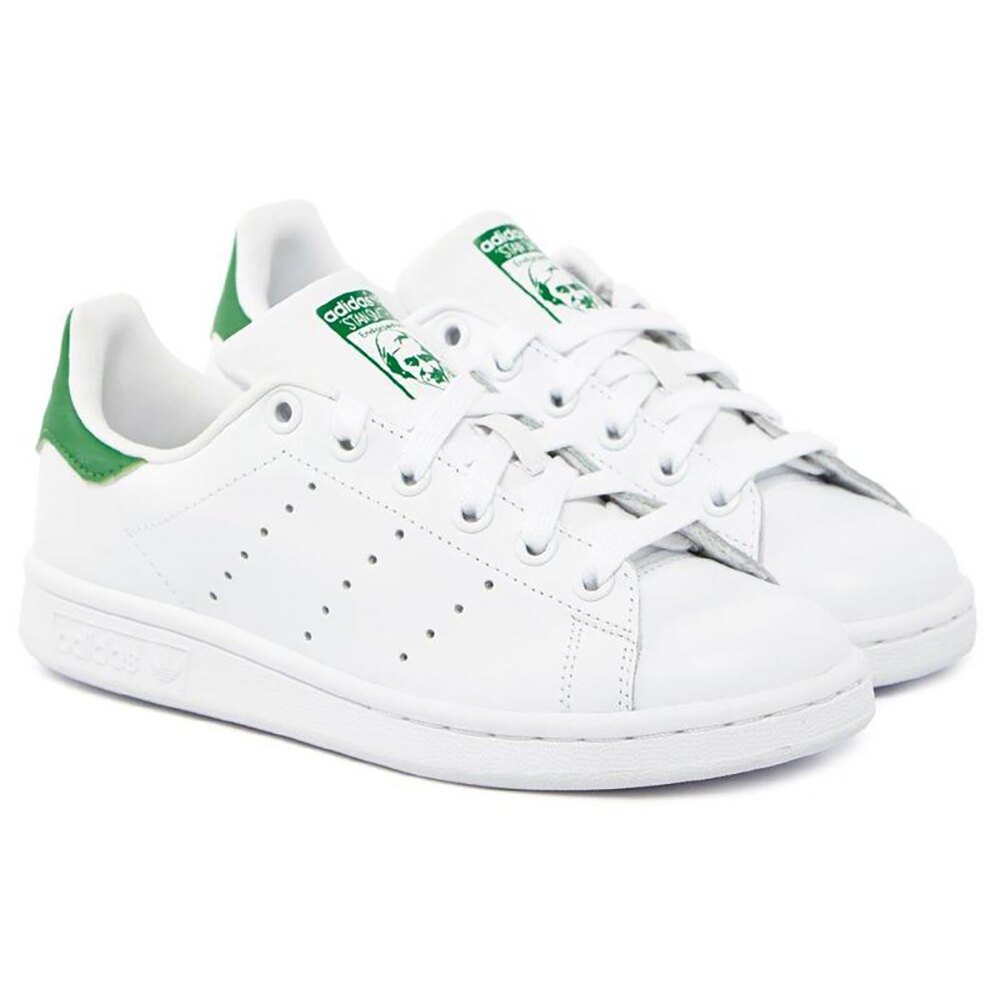 ADIDAS STAN SMITH 男鞋 女鞋 休閒 史密斯 綠標 經典 復刻 白 綠【運動世界】M20324