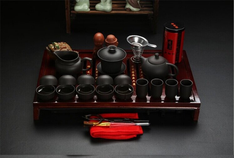 茶具 復古茶具套裝組 送禮首選 A款 茶杯 茶盤組 泡茶 茶具組茶壺 茶 外出茶組 茶組