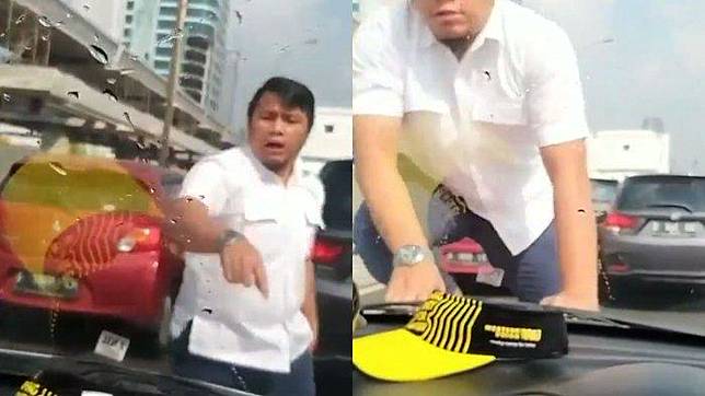  Ditangkap, Pengemudi Fortuner yang Mengamuk dan Naik Kap Mobil di Tol Pancoran Akhirnya Minta Maaf