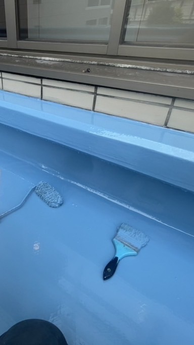 防水下地タイル助け合い