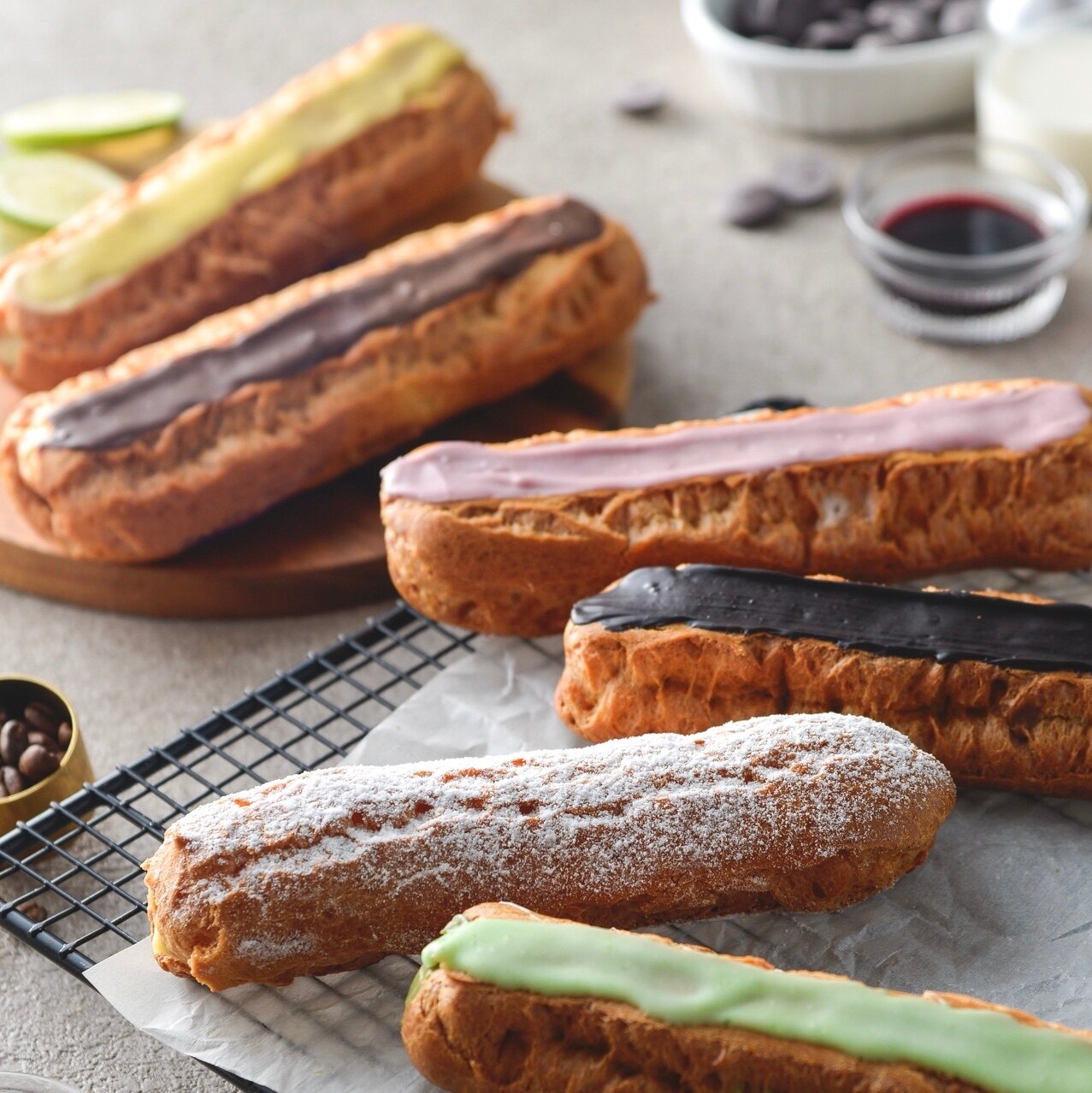 【烘樂夫烘焙】 幸福閃電泡芙禮盒 香草 6入組 ▎本店暢銷招牌