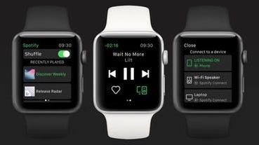 不用帶 iPhone 也能聽！Spotify 推出 Apple Watch 獨立應用程式