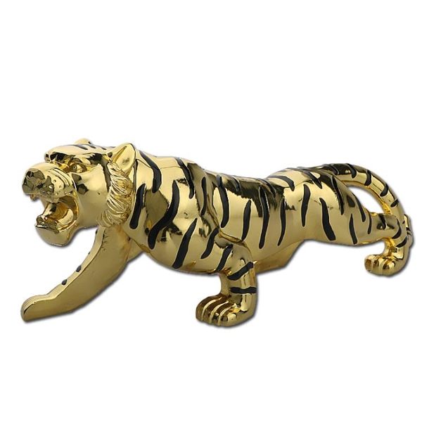 創意汽車擺件老虎中控臺裝飾招財車載擺飾用品個性車內飾品保平安