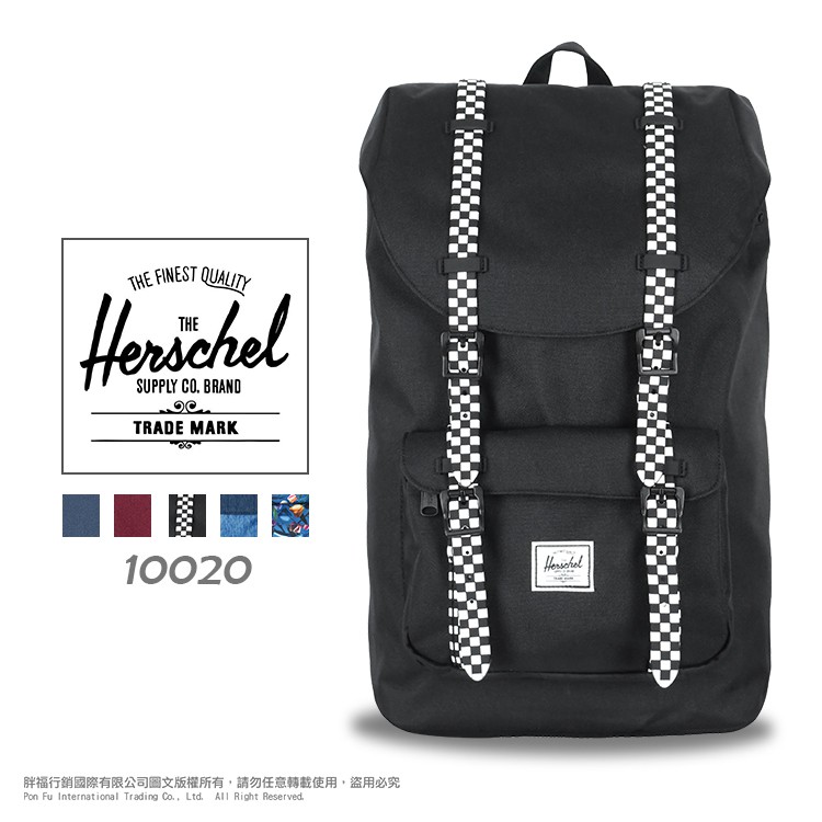 Herschel 加拿大知名品牌 10020 大容量 帆布包 後背包 護脊背墊 學生書包 輕量 雙肩包 熊熊先生