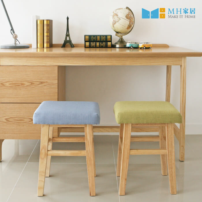mh家居 韓國 洛夫特原木椅凳/餐椅
