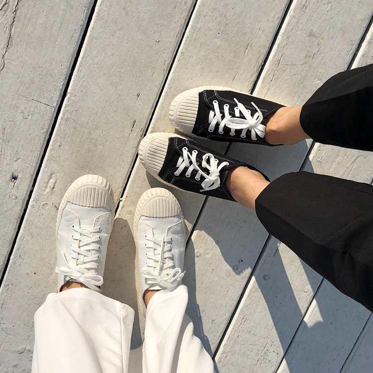 餅乾鞋 經典綁帶休閒鞋 帆布鞋