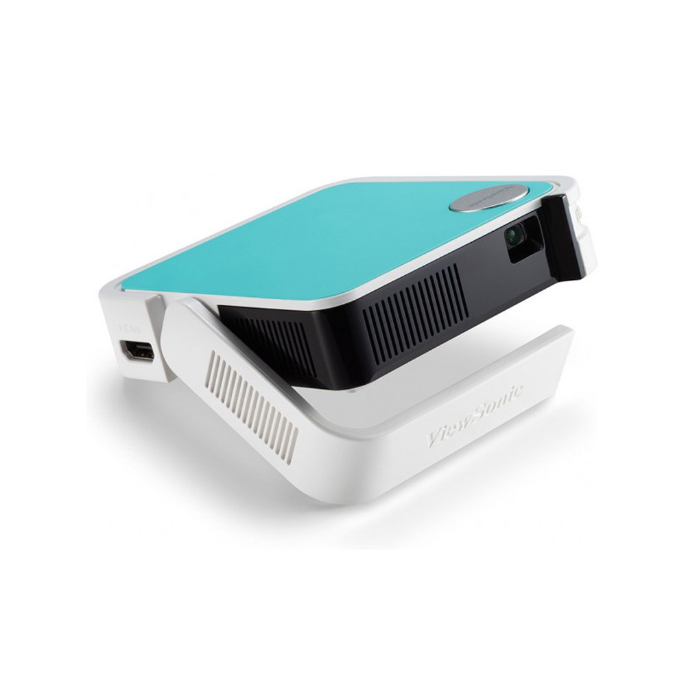 ViewSonic M1 mini LED口袋投影機★2020 設計大獎肯定★靈活底座多角度投影設計★三色面板可隨心情自由搭配★搭載 JBL® 喇叭的高音質享受★自動垂直梯形修正確保圖像完美投影★獨家