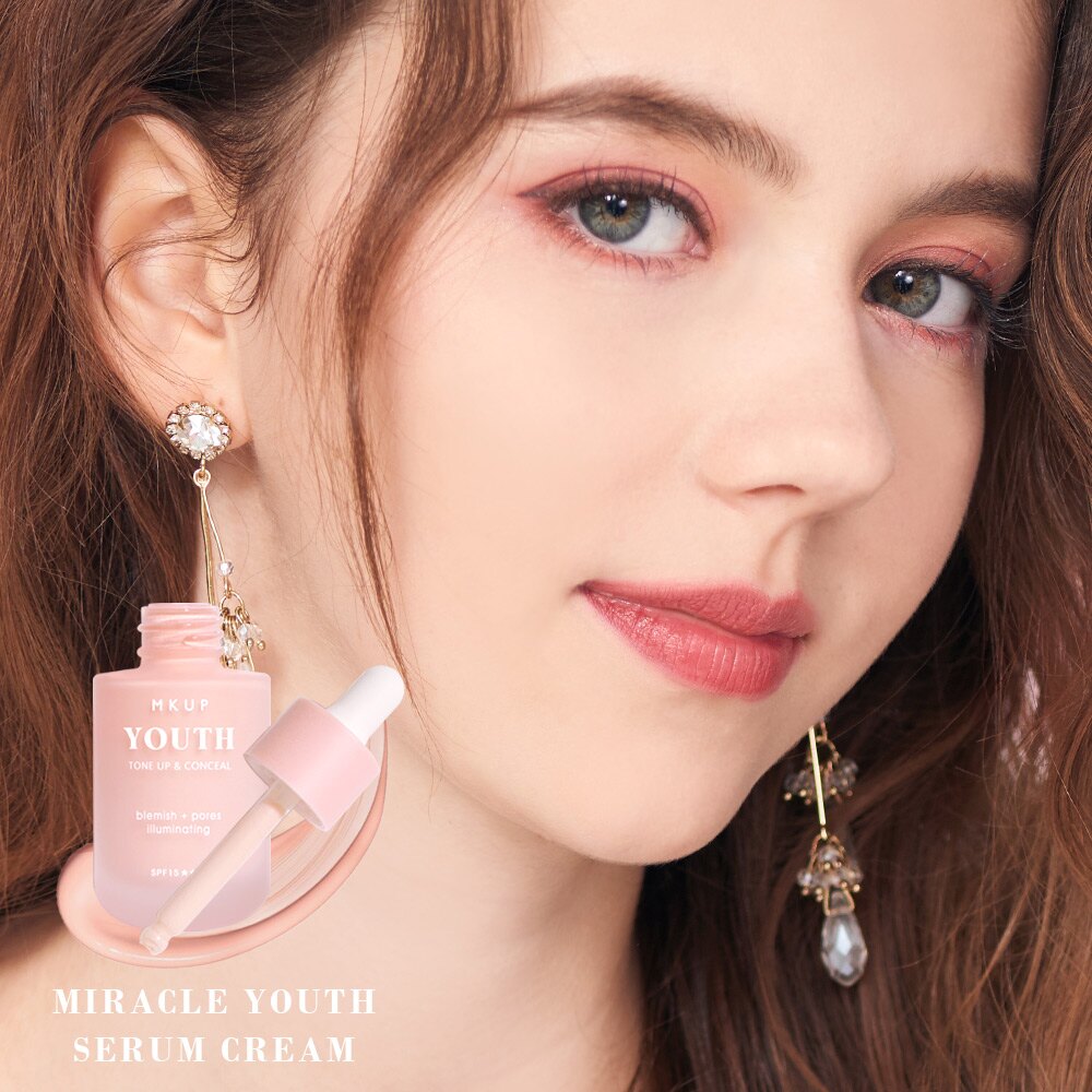 【母親節限定】買2送1★MKUP 美咖 奇肌幻顏霜SPF15★★★(妝前乳)+太空光感長效粉底液 / 無重力遮瑕持久粉底液SPF30★★★(2款選1)【送】都市叢林5D大刷